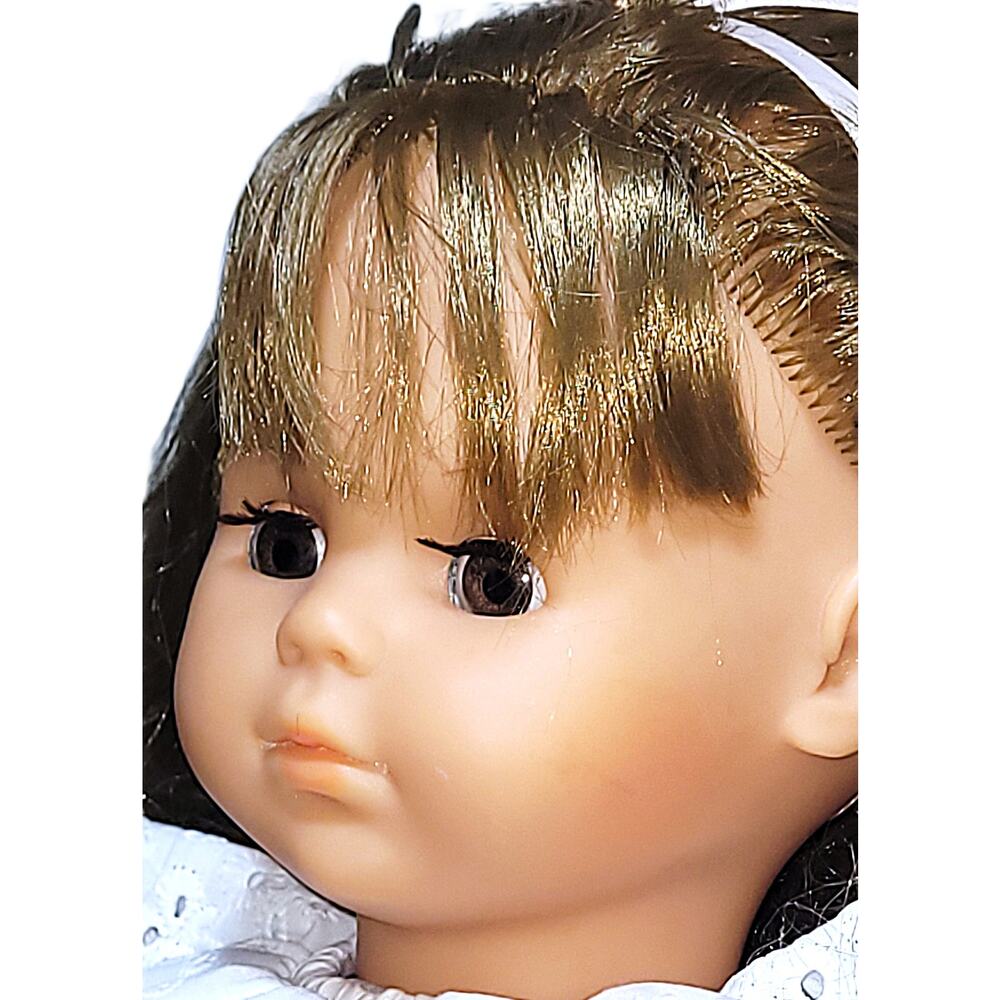 20" 1986 Vintage Brown Eyed Brunette Max Zapf Doll West Germany - Picture 7 of 15